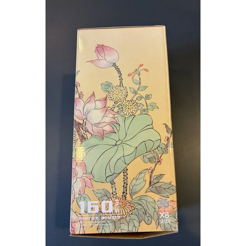 Yizhor 3D Puzzle Vase Lotus Flowers Floral Design 160 Pieces 8-Slice